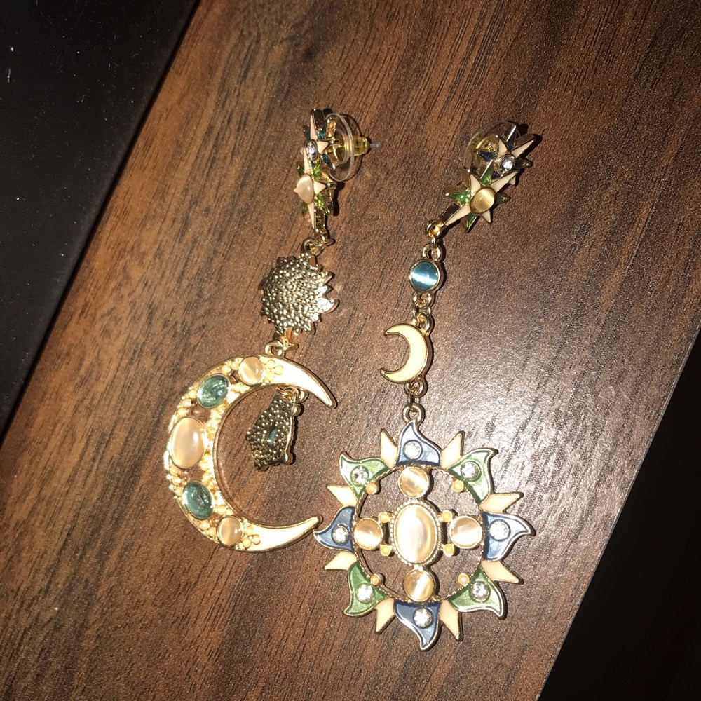 Moon&star earrings